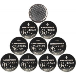 2032 Piles CR2032 Lot de 10 Piles Bouton CR2032 au Lithium 3V - Neuf