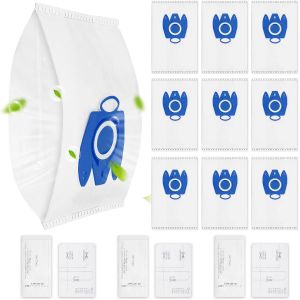 10 Sacs D'Aspirateur Pour Miele Gn 3D, Sac Aspirateur Pour Complete C3 C2 Classic C1, S2 S4 S5 S6 S8 Série (10 Sacs À Poussière Avec 3 Jeux De Filtres) - Neuf