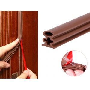 Joint d'&eacute;tanch&eacute;it&eacute; autocollant de 10 mm pour portes et fen&ecirc;tres, 6 m - Neuf