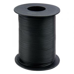 Donau Elektronik 105-1-100 Fil De C&acirc;blage 1 X 0.20 Mm&sup2; Noir 100 M W737101 - Neuf