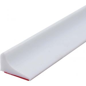 (Blanc) Barrière De Douche Pliable 100 Cm, Seuil De Douche À Barrière D'eau, Arrêt D'eau Pour Cabines De Douche En Silicone Dans Les Cuisines Et Les Salles De Bains. - Neuf