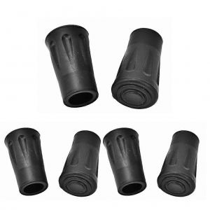6pcs Bâtons De Trekking En Caoutchouc Conseils Protecteurs Remplacement Bâton De Randonnée Pointe De Marche Flexible Pour La Randonnée Trekking Bâtons De Marche - Neuf