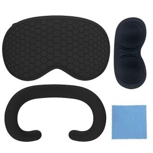 Pour Kit De Masque Pour Les Yeux En Silicone Pour Bo&icirc;tier De Console Accessoires Vr Anti-Poussi&egrave;re Noir - Neuf