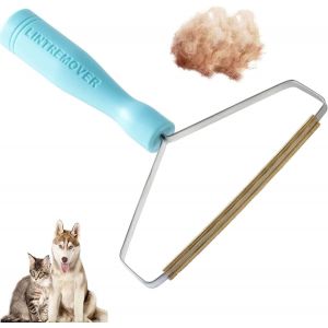 MEVRONISSHOP-1 Pi&egrave;ce Bleu Rasoir Anti Bouloche, Anti Bouloche Vetement, Brosse Anti Poils Animaux, Anti Bouloche, Convient pour Moquette, Canap&eacute;, Facile &agrave; Appliquer L'&eacute;pilateur sur Tous Les Poils - Neuf