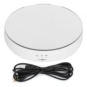 Plateau Tournant Bidirectionnel A 2 Vitesses, Support De Charge De 10 Kg, Presentoir Pour Bijoux Et Telephones - Neuf