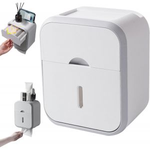 Porte-papier toilette auto-adhésif et étanche, support mural - Neuf