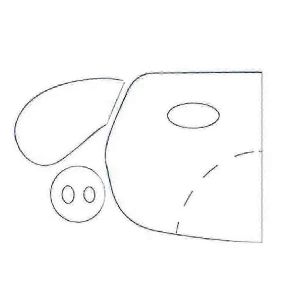 Mod&egrave;les De Portefeuille Pour La Couture De Tissu Acrylique Chien Pochette Zipp&eacute;e Mod&egrave;le De Fabrication D'art Artisanat Pochoirs R&eacute;utilisables Pour L'artisanat - Neuf