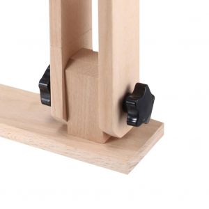 Cadre De Support De Clip En Bois Fixe En Cuir Durable Avec Bouton De Rotation R&eacute;glable Pour La Suture De Sculpture - Neuf