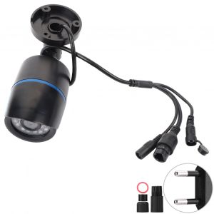Camera de surveillance exterieure sans fil 2MP 1080P, etanche, avec detection de mouvement, 100-240 V (UE) - Neuf