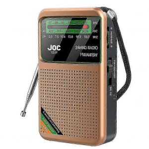 Radio de poche portable Mini radio pleine bande Radio Am/fm/sw avec batterie rechargeable Support Miniradio d'écouteurs pour vieux,d - Neuf