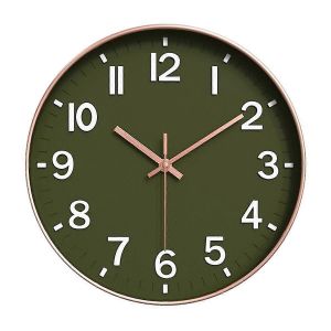 Horloge moderne silencieuse pour mur,chiffres 3d horloge murale pour cuisine chambre salon bureau salle de classe décor 8-xdd - Neuf
