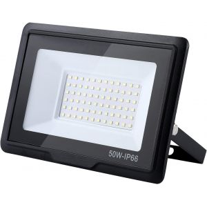 Tianyi-Projecteur Led Extérieur 50w, 5000lm Super Brillant, Ip66 Étanche, 6000k Blanc Froid Pour Garage, Jardin, Terrasse, Cour - Neuf