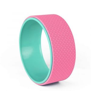 Roue De Yoga Tpe, Cercles De Pilates, Rouleau De Musculation Professionnel Pour La Taille, Entra&icirc;nement, Fitness, Yoga, Sport, Accessoires De Gymnastique, Rose - Neuf