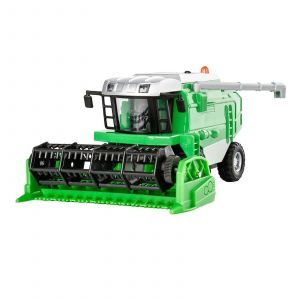 Kids Harvester Toy Small Farm Car Toy Alloy with Light Effect Movable Simulation Wheats Harvester for Kids Boys Girls Children-Vert - Neuf