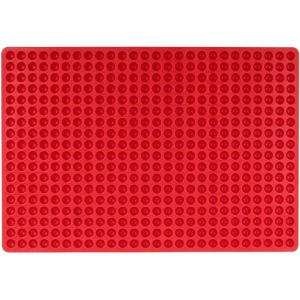 AYUHR-Tapis de Cuisson en Silicone à 468 Trous, Moule à Biscuits pour Chien, Tapis de Cuisson en Silicone Mini Dome, Adapté à la Cuisson de Collations pour Chiens et Chats (Rouge) - Neuf