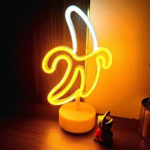 Enseigne Au Néon Décoration De Table Murale À Led Veilleuse Usb/Néon De Nouveauté À Piles Pour Cadeau D'anniversaire De Noël Fête Enfants Salon Décoration De Mariage Cadeau Pour Enfants - Neuf