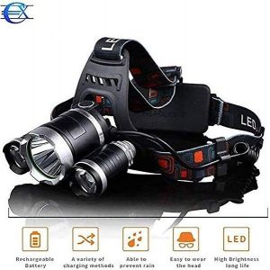 Lampe Frontale Led Rechargeable Avec 4 Modes - 9 000 Lumens, Ajustement Réglable, Parfaite Pour Les Aventures En Plein Air - Neuf