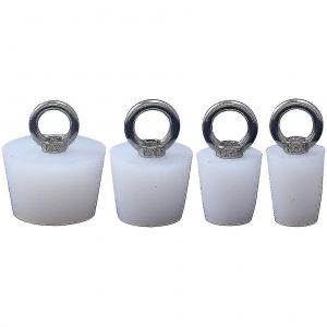 Lot de 4 bouchons d'&eacute;vier pour cuisine et salle de bain - Neuf