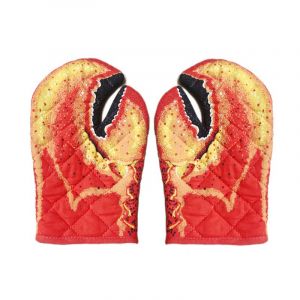 Coton Four Gants, Pinces De Crabe, Des Gants Isolants, Ustensiles De Cuisine, Résistant À La Chaleur, Pour Le Bbq, Cuisine, Barbecue, Grill, Four Mitt, Le Bicarbonate De Gant - Neuf