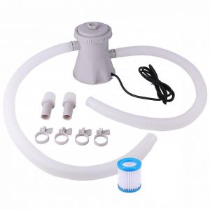Pompe de filtration électrique de piscine haut de gamme ¿ Durable, facile à utiliser, idéale pour les piscines hors sol, efficacité de circulation de 300 % - Neuf