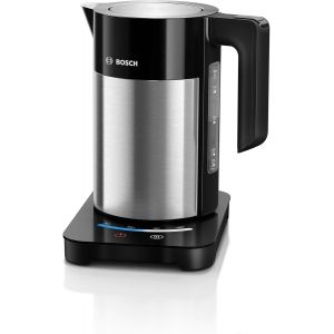 NouvelHorizonstore-Electrom&eacute;nager TWK7203 Bouilloire &eacute;lectrique programmable, 2200 W, 1.7 liters, Noir/INOX - Neuf