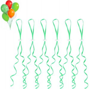 SJZG-Lot De 50 Fermoirs &Agrave; L'H&eacute;lium Avec Ficelle Pour Ballons - Vert - Pour F&ecirc;te De Mariage, Anniversaire, F&ecirc;te - Neuf