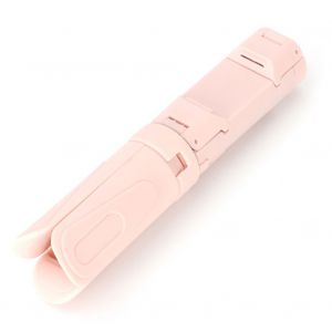 Trepied reglable pour telephone portable et appareil photo, support pour selfie (RK-L12 rose) - Neuf