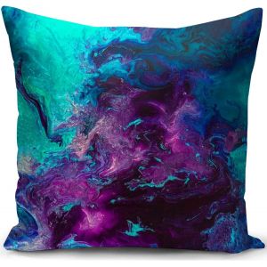 ERYI-Housse De Coussin Canape Violet Bleu Decoration Salon Cadeau Femme Housse Coussin Pour Canapé 40X40 Cm Chambre Deco Exterieur Decoratif - Neuf