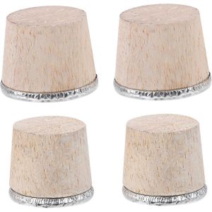 Capuchon en bois pour couvercles de bouilloire de bouteille d'eau - 4pcs - Neuf