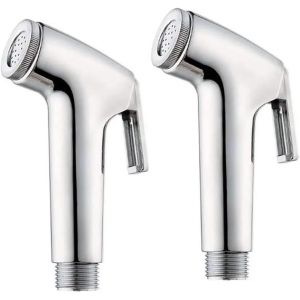 JGD-Lot de 2 pommeaux de douche portables haute pression On/Off pour toilettes, bidet pour baignoires, camping-cars, bateaux et salons de coiffure - Neuf