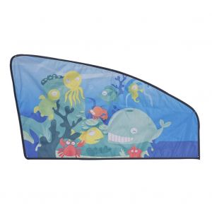 Rideau De Voiture Magn&eacute;tique De Dessin Anim&eacute; Parasol R&eacute;glable Pour B&eacute;b&eacute; Enfants Oc&eacute;an Fen&ecirc;tre Gauche - Neuf