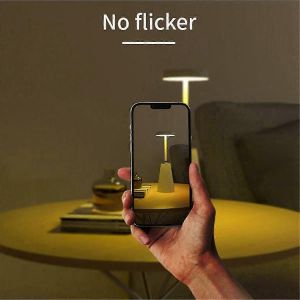 Lampe De Table Lampe De Chevet Lampe De Chevet Lampe De Table Lampe De Table Ambiante Rechargeable Sans Fil Lampe De Table D'ambiance De Lumi&egrave;re D'ambiance,Gra - Neuf