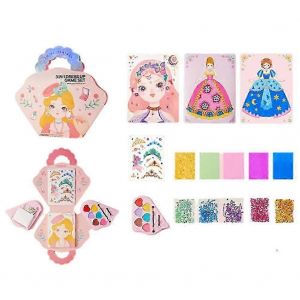 2025 3 en 1 Jeu d'habillage Ensemble Princesse Fantaisie Maquillage Costume Kit de jeu de r&ocirc;le pour - Neuf