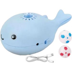 KAL-Jouet Flottant De Baleine Pour Chats, Balle Flottante Baleine,Teaser De Cat De Balle Motion - Fournitures Pour Animaux De Compagnie, Ventilateur Intégré, Bobeurs D'Ennui Interactifs Pour Le Jeu - Neuf