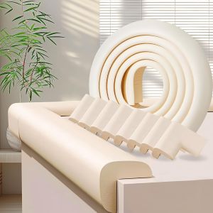 1 Rouleau De Protection D'angle Souple En Forme De L Pour Porte D'armoire,8 Protections D'angle De Protection Pour Meubles,Autocollantes,Protection Murale,Pour Chambre D'enfant,Cuisine - Neuf