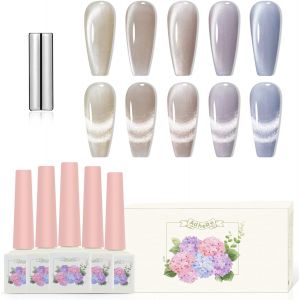 Tianyi-Lot De Vernis À Ongles Uv - Avec Aimant Et Aimant Scintillant - Pour Ongles - Gel Uv Uv - Vernis À Ongles Uv - Vernis À Ongles Uv Uv - Neuf