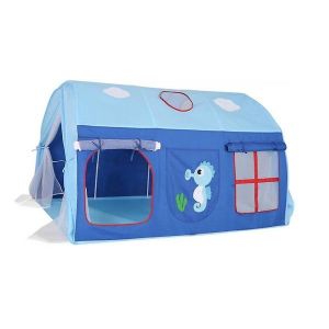 Tente De Jeu D'int&eacute;rieur De Ch&acirc;teau De F&eacute;es Bleu Magique Pour Enfants - Maison Rampante Imaginative Pour Des Aventures De Jeu Cr&eacute;atives ! - Neuf