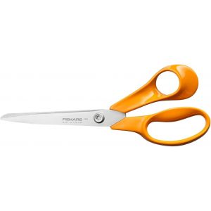 Ulteronixshop-Classic Ciseaux Universels de Bricolage et de Tissu, Pour Droitier, Longueur Totale : 21 cm, Vis Torx Am&eacute;lior&eacute;e et Poign&eacute;e Plus Ergonomique, Acier de Qualit&eacute;/Plastique, Orange, 1075032 - Neuf