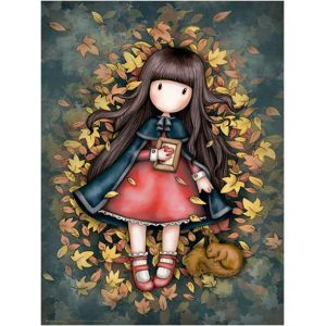 Ayuhr-Diamond Painting Full Square Broderie Diamant Strass Carrés Toile Complete 5d À Faire Soi-Même Avec Numéro Tableau Diamant Kit Complet Petite Fille Mosaique Strass 30 X 40 Cm - Neuf