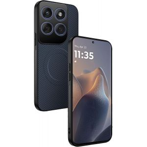 Kal-Étui De Protection Compatible Avec Moto Edge 60/60 Fusion / 60s - Anti-Chocs - Avec Protection De L'appareil Photo - Fin Et Léger - Bleu - Neuf