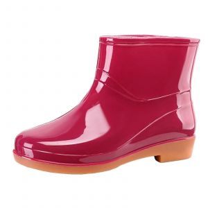 Villa Stiefel, Bottes De Pluie Tendance, Antiderapantes, Pour L'exterieur, Le Travail, La Peche, Les Voyages, Taille 39 Eu, Rouge. - Neuf