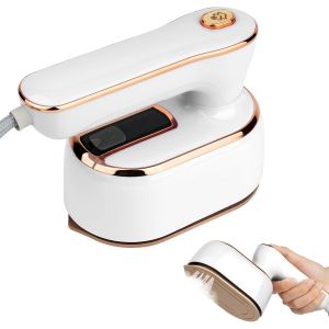 MEVRONISSHOP-Fer &agrave; repasser de voyage, 1000 W vapeur, 2 modes, chauffage rapide 20s, 100 ml - blanc - Neuf