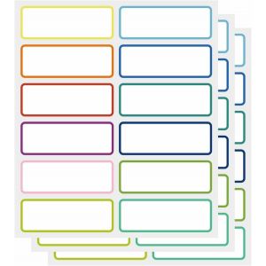 Fchhk-Lot De 36 Étiquettes Réutilisables Effaçables À Sec Pour Organisation, Bac De Rangement, Artisanat, Bocaux, Notes Autocollantes Effaçables À Sec Pour Bureau, École, Maison, Cadeau (36pcs) - Neuf