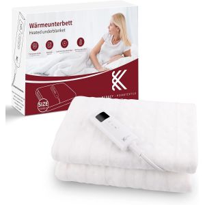 Surmatelas Chauffant 1 Place,Arr&ecirc;t Automatique,Couverture Chauffante,Protection Contre La Surchauffe,7 Temp&eacute;rature,150x80cm Chauffe Matelas - Neuf