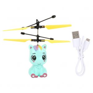 Drone RC a induction, suspension pour cheval, resistant a l'usure, jouet cadeau, bleu - Neuf
