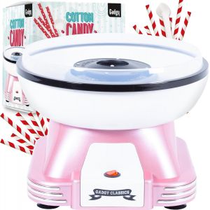 Machine Barbe À Papa Maison, Cotton Candy Rétro Pour Sucre Ou Bonbons Candy Floss, Idéal Pendant Fêtes D'anniversaires, Incl. 10 Baguettes Barbapapa Et Cuillère A Mesurer, Rose[Ble9300252] - Neuf