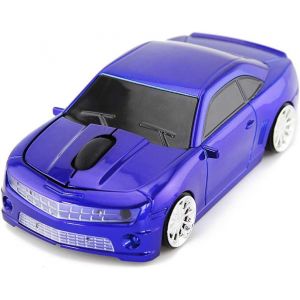 Souris optique sans fil 2,4 GHz pour ordinateur portable DHF Bleu - Neuf