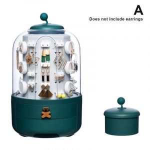 Bo&icirc;te De Rangement De Bijoux Bo&icirc;te &Agrave; Bijoux Visuelle De Grande Capacit&eacute; Pour Le Stockage De Bijoux Portable &Agrave; La Maison A - Neuf