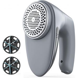 Rasoir à tissus gris, rasoir anti-peluches pour vêtements, rasoir pour meubles, dépoussiéreur de pulls, rasoir anti-bouloches, rasoir anti-peluches pour vêtements - Neuf