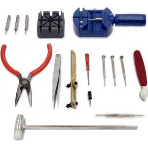 Nbgcm-- Kit Complet Professionnel (16 Pièces) Compatible Avec Réparation De Montres/Horlogerie - Neuf
